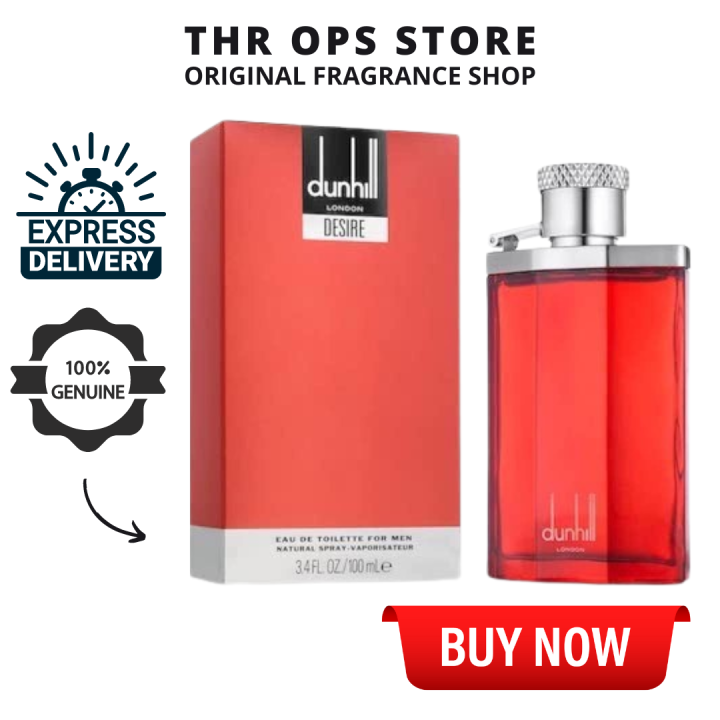 [100% Original] Dunhill Desire Red EDT Men Perfume (100ML) | Lazada