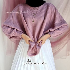 Arsyilclo Lasperal batwing bahan rajut berkualitas big size jumbo all size fit L sampai XXL sedia 23 warna