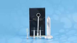 Máy lấy cao răng tại nhà kiêm bàn chải điện HB75 Wireless Toothbrush 2 trong 1 làm trắng răng loại bỏ mảng bám hiệu quả.