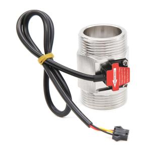 เครื่องวัดการไหลของน้ำขนาด1.25นิ้วมิเตอร์วัดการไหลของน้ำในห้องโถงควบคุมน้ำ5-24VDC เหล็กใช้สำหรับฟาร์มเครื่องทำน้ำอุ่น