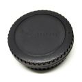 Front Cover & Rear Lens Cap for Canon Penutup Lensa Kamera Tutup Tutupan Pelindung Lensa DSLR Dari Debu Kotoran Lens Protector Kamera Camera Hobi Foto Photo Fotografer Photography s0979 - Hitam. 