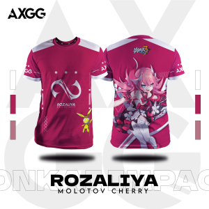 AXGG  Honkai Impact V2 - Rozaliya Collection  Gaming Shirt