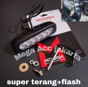24 VOLT LAMPU TEMBAK 6 BAR 6 MATA LURUS WATERPROOF COCOK UNTUK SEMUA MOTOR MOBIL DLL