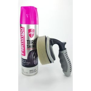 Bình xịt phục hồi và làm sáng bóng lốp xe Flamingo Tire shine (F010) 500ml