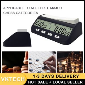 Chess Clock with Basic Delay and Positive Time Features Digital Chess Timer Competition Game Stopwatch for Board Games