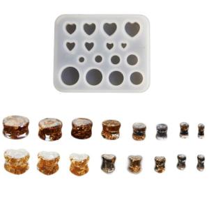 Silicone Ear Stretching Mold Silicone Mold Ear Stretching Tool Earlobe Stretching Accessories Silicone Texture