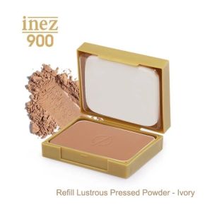 INEZ Bedak Refill Lustrous Pressed Powder Bedak Padat Inez900