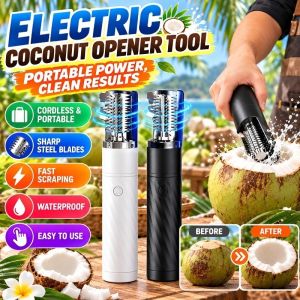 Electric Coconut Scraper Fish Scale Remover Multifunction Kitchen Coconut Grater Fish Scaler Seafood Tool Kitchen Gadget