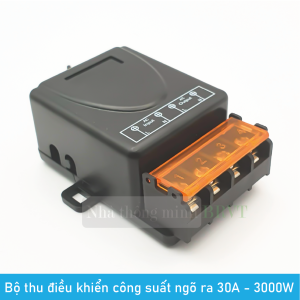 Công tắc điều khiển từ xa 100m công suất cao ngõ ra 30A/AC230V bật tắt đèn máy bơm quạt
