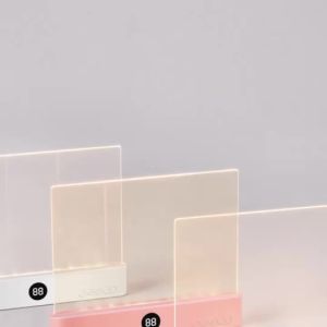 Local 2-in-1 night light rechargeable LED flat book light for reading in bed at night with 3-color dimmable panel book lamp.