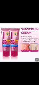 Kem chống nắng Rose SPF90+ PA+++ UV+ Bảo vệ cao 60g/60ml Kem chống nắng có màu làm trắng da KISS Không nhờn rít thấm nhanh Mặt & Cơ thể Da nhạy cảm Tất cả các tông màu da: Màu be nhạt Tôi