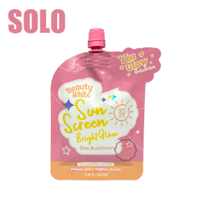 You Glow Babe Beauty White Sunscreen Bright Glow with Sea Buckthorn SPF50 PA+++ 25g by Zamurra Main