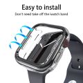 Ốp Lưng Đồng Hồ Dành For apple watch Series 9 8 7 41Mm 45Mm 44Mm PC Ốp Lưng Bảo Vệ Màn Hình Dành Cho apple Watch Ultra 2 49Mm. 