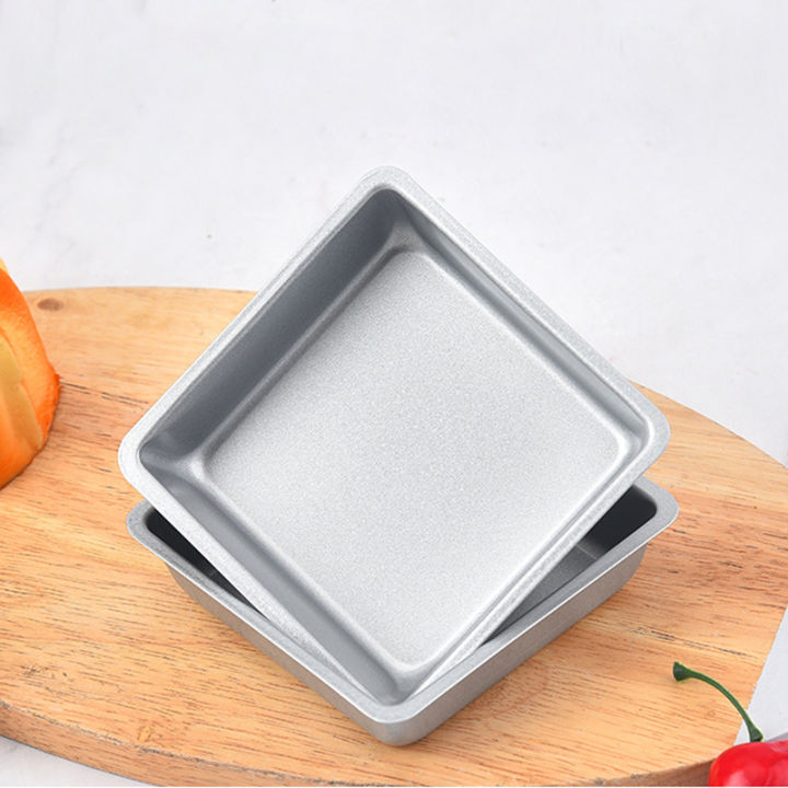 Inch Square Mini Cake Mold Non-Stick Bread Pizza Baking Tray Carbon Steel  Cake Pan Baking Dish Bakeware Kitchen Accessories Lazada PH