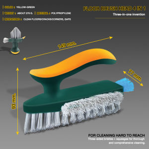 4 in 1 crevice brush deep cleaning bathroom kitchen floor brush bathroom tile corner crevice cleaner