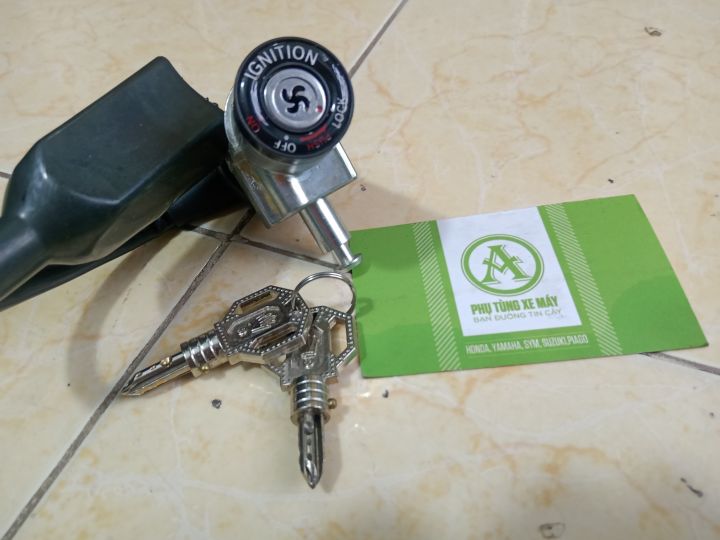 Bộ ổ khóa trước DREAM  WAVE 4 cạnh xoắn