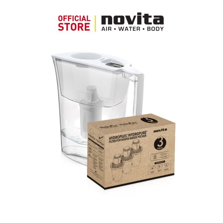 novita HydroPlus®/HydroPure™ Water Pitcher NP110 Bundle (incl 4pcs