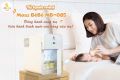 Tủ Lạnh Mini Moaz BéBé 2 Tầng Đông - Mát Riêng Biệt Trữ đông sữa cho Bé, Độ ồn Thấp, Tiết Kiệm Điện, Làm Lạnh Nhanh (MB-085) Dung tích 22L. 