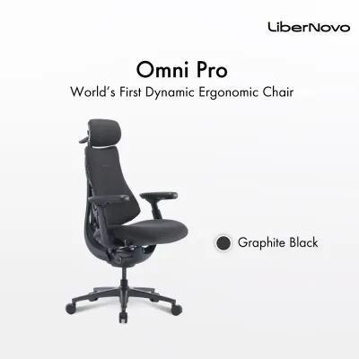 [Pre-Order: Late Aug] LiberNovo Omni Pro | Worlds 1st Dynamic Ergonomic Chair