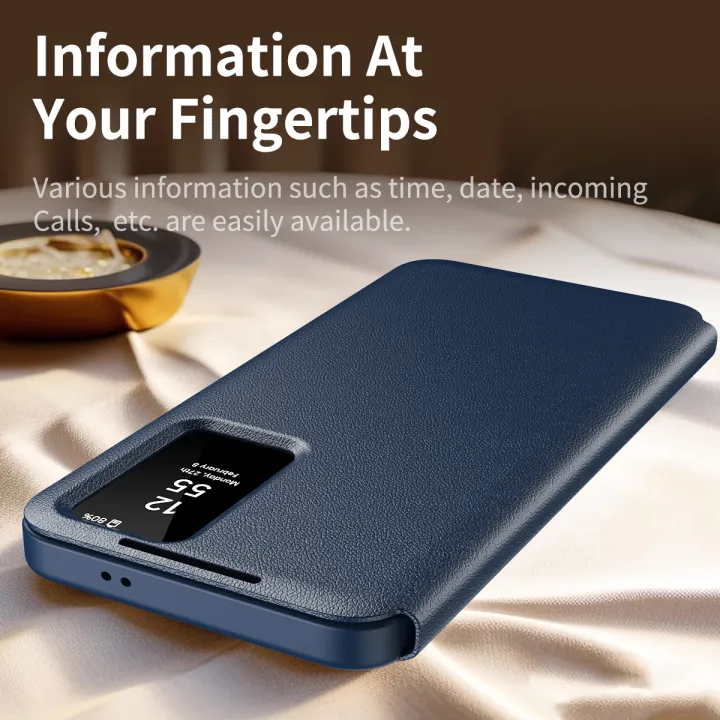 Samsung%20Galaxy%20S25/S25%20Plus/S25%20Ultra/S24%20Plus/S24%20Ultra%20Case,Smart%20Window%20Case%20with%20Card%20Slot%20-%20Image%204