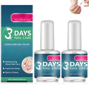 2 PCS 3 Days Nail Care Keratin Amino Acid Formula for Strengthening & Hydration ment for Dry Weak Fragile Nails