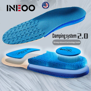 INEOO 1Pair Orthotic Insoles Flat Feet Shock Absorb Cushion Sports Shoes Insert Plantar Fasciitis Relieve Heel Pain Shoe Pads