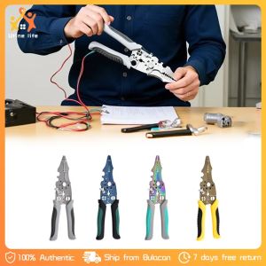 2PCS Ten Functions in One Pliers Wire Stripper Crimping Tool Wire Cutter Very Practical Multi Tool