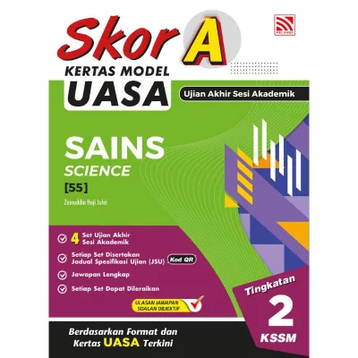 UASA KSSM Buku Latihan/Workbook - Skor A Kertas Model 2025 Tingkatan 2 Pelangi