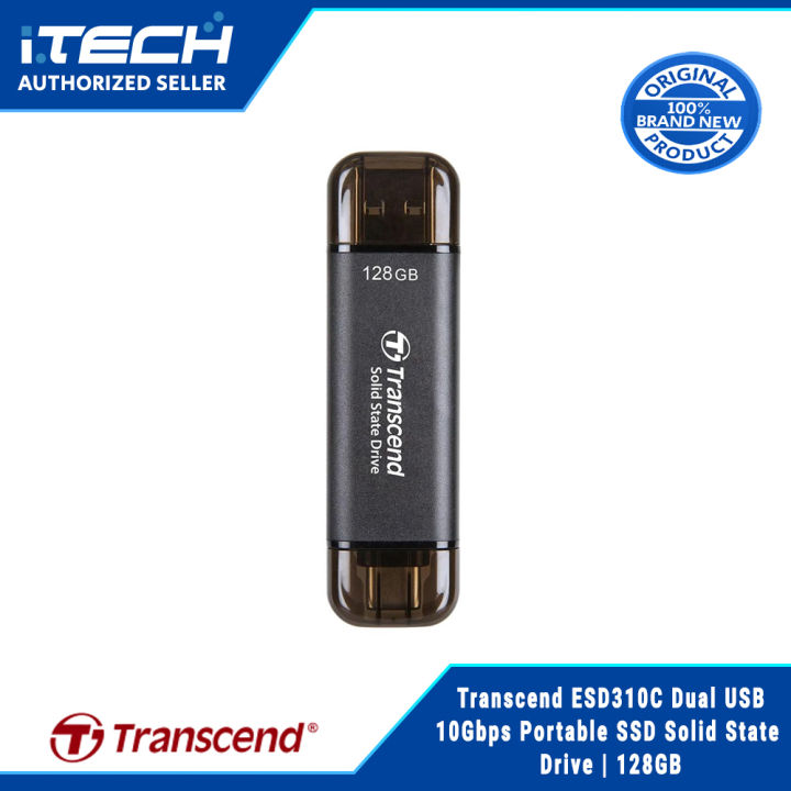 Transcend ESD310C Dual USB 10Gbps Portable SSD Solid State Drive