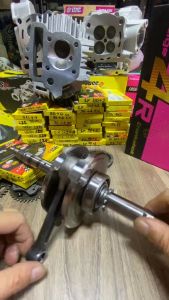 Trục dên đôn +6 +8 & Dên lớn 110 Wave / Dream má 96 - tay 99 - nhông thì 14 - hành trình dên 555 Fasstek racing