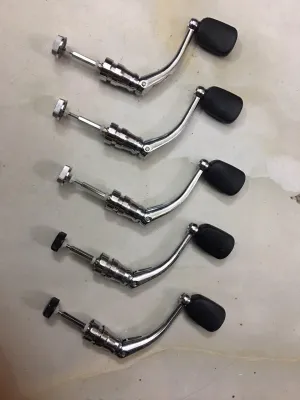 Tay quay máy câu cá bằng kim loại (inox) big sale