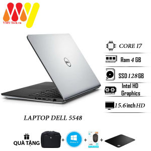 Laptop Dell Inspiron 5548 mẫu mỏng nhẹ cao cấp Core i7 Ram 4gb ổ cứng SSD 128gb cạc rời VGA màn 15.6 HD laptop văn phòng zin lướt 99%