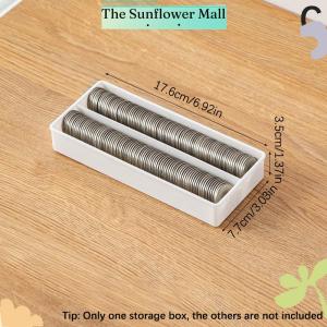 Sunflower Portable Storage Box Paper Money Album Currency Case Storage Collection Boxes Holder Transparent Plastic Case