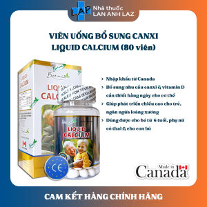 LIQUID CALCIUM BOTANIA (Hàng nhập khẩu) - Viên uống bổ sung canxi vitamin D từ Canada.