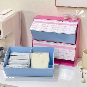 MAGIC Large Capacity Tea Bag Storage Box Plastic Dustproof Coffee Capsule Storage Rack Multifunctional Space saving Coffee Pod Holder for Home
