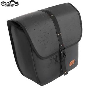 Bike Cargo Bag Multifunction Rear Seat Panniers Pack Waterproof Bicycle Saddle Bag with Handle for Outdoor Riding Travel