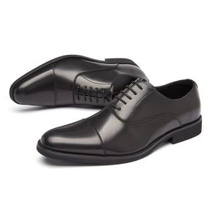 YCAMEL High Quality Handmade Oxford Dress Shoes Men Genuine Cow Leather Suit Shoes Footwear Wedding Formal Italian Shoes