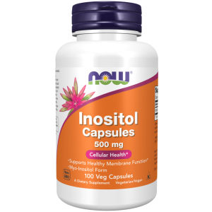 Now Inositol Capsules 500mg - Hỗ Trợ Sức Khỏe Tinh Thần Giảm Căng Thẳng Cải Thiện Kháng Isulin - - Góp phần hỗ trợ chức năng bình thường của màng tế bào.  - Inositol tham gia vào quá trình truyền tín hiệu giữa các tế bào và hoạt động dẫn truyền thần kin