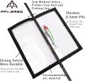 Fishing Lure Wraps 12PCS Clear See-Through PVC Fishing Lure Covers Protect Children Pets and Fishermen Safe from Sharp Hook Transparent Lures Fishing Bait Hook Storage 6L+6M. 
