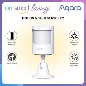 【GLOBAL】AQARA Motion and Light Sensor P2 (Matter Support) - 2 Years Warranty