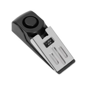 25dB Vibration-Activated Door Stop Alarm Portable Travel Security Wedge for Home Hotel Safety