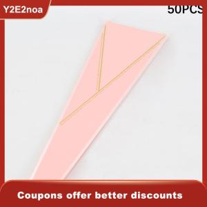 【Y2E2noa】 50pcs Single Rose Sleeves Flower Wrapping Bag Bouquet Packaging Bags Clear Cellophane Floral Wrappers For Valentines Day