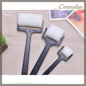 [Carmelun] 3pcs White Sponge Brush Foam Painting Roller Brush Kids Craft Tool Drawing