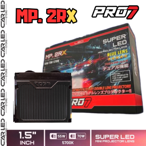 [BONUS KAOS] PRO7 MP2RX MP.2RX MP2 RX MP 2RX MP-2RX SUPER LED MINI PROJECTOR LENS 1.5 INCH 55/70W DOUBLE LENSA