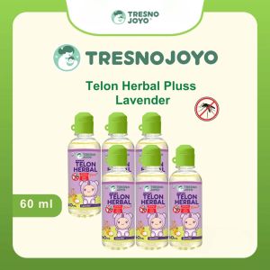 [PAKET 6PCS] TRESNO JOYO Telon Herbal Plus 60ml / 100ml - Ori | Citronella | Lavender | Orange - Minyak Telon