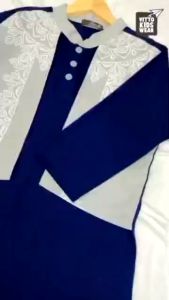 Setelan Baju Muslim Anak Laki-laki Vitto Kidswear Setelan Kurta Anak Setelan Kurta Rompi (4-12th) Set Baju Koko Anak Baju Muslim Anak Laki-laki Remaja