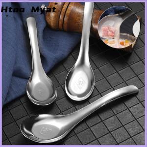 tantuoye Trung Quốc thìa thép không gỉ gạo súp muỗng dài xử lý Flatware dao kéo nấu ăn đồ dùng bảng muỗng cho nhà bếp nhà hàng