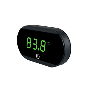 อิเล็กทรอนิกส์ดิจิตอล LED แบบไร้สายเครื่องวัดอุณหภูมิภายนอกตู้ปลาเครื่องวัดอุณหภูมิในตู้ปลา ℃/℉สามารถสลับได้0-60 ℃(32-140 ℉)