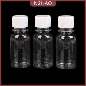 N2HAO 5pcs 60ml chai nhựa nhỏ gừng bắn chai với mũ mini chai nước trái cây tái sử dụng chất lỏng chai container rò rỉ bằng chứng