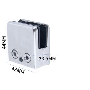 Penjepit Kaca/Glass Shelf Clamp Bracket/Glass Clips Adjustable Wall Mounted/Jepit Kaca ketebalan 8-12mm
